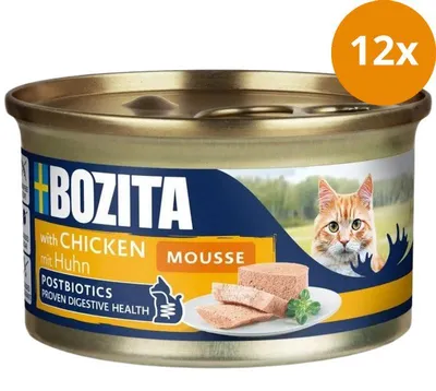 Produktbild von Bozita Cat Dose Mousse Huhn 85g, Adult, Huhn, 85 g, Getreidefrei