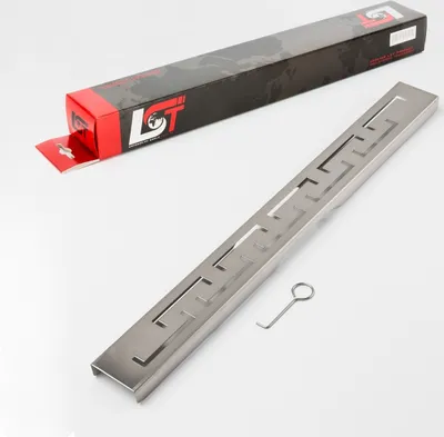 Produktbild von Duschrost Bogen griechisch Ablaufabdeckung Abdeckgitter für 600x70mm Duschrinne