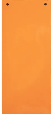 Produktbild von Exacompta 12x Pack 100 Trennstreifen gelocht Karton 105x240mm Orange 13365B