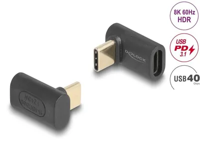 Imagen del producto de Delock 60246 DELOCK USB Adapter 40 Gbps USB Type-C St. zu Bu. gewinkelt