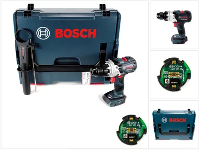 Productafbeelding van Bosch GSB 18V-85 C accu-klopboorschroevendraaier 18 V 85 Nm 1/2" borstelloos + connectiviteitsmodule + L-Boxx  ( 06019G0302 ) - zonder accu, zonder oplader