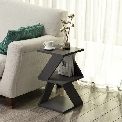 Image de Skye Decor, Albeni - Anthracite, tables d'appoint, anthracite, 30 x 50 x 30 cm