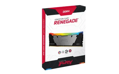 Obrázek produktu pro Kingston Technology FURY 16 GB 3600 MT/s DDR4 CL16 DIMM 1Gx8 Renegade RGB, 16 GB, 1 x 16 GB, DDR4, 288-pin DIMM