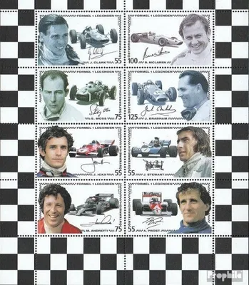 Produktbild von Briefmarken Österreich 2006 Mi 2592-2599 Kleinbogen (kompl.Ausg.) postfrisch Formel-1