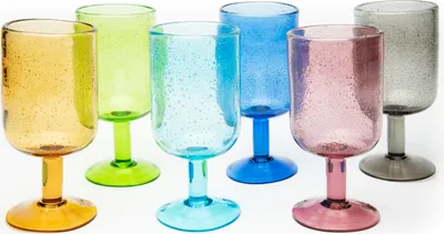 Immagine prodotto di Excelsa set di 6 bicchieri Color Bubble glass 39 cl colorati