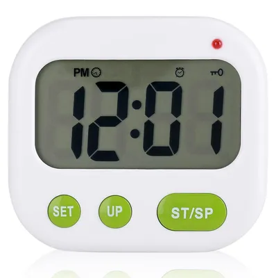 Vibrationswecker digital, LCD, Hintergrundbeleuchtung, Timer, Doppelalarm