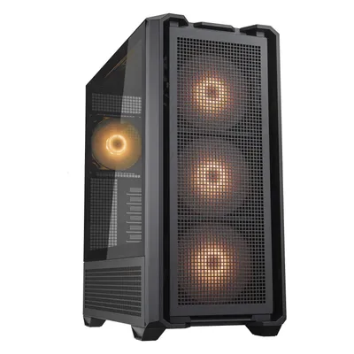 Immagine prodotto di COUGAR MX600, full tower, senza alimentatore, USB/audio, ATX, 1x USB-C Gen 2, 2x USB 3.0, nero
