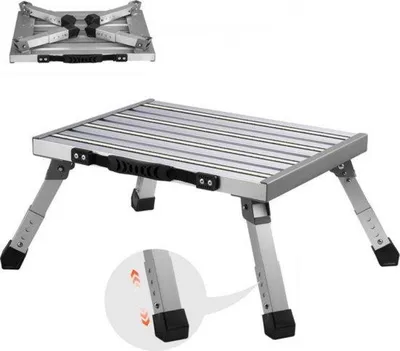 Produktbild von Famanu Haushaltsleiter - 1-Stufen Aluminiumleiter - 550x420x220 mm - 150 kg