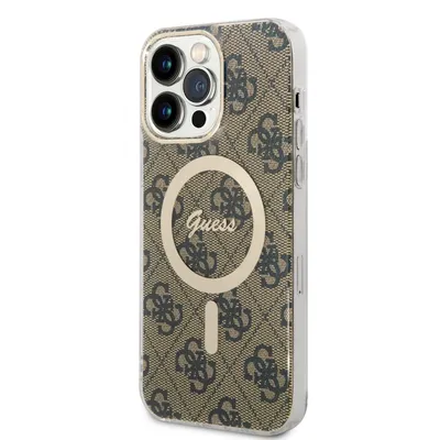 Obrázek produktu pro Pouzdro Guess Guhmp14Xh4Stw Pro Iphone 14 Pro Max 6.7 - Hnědé 4G Magsafe