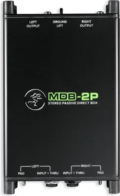 Produktbild von Mackie DI-Box MDB-2P Passive Stereo Direct Box