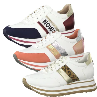 Produktbild von Tamaris 1-23737-24 Damen Schnürschuhe Halbschuhe Plateau, Größe:41 EU, Farbe:Mehrfarbig