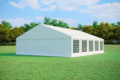 Obrázek produktu pro Zahradní Párty stan 8x10m - PVC PREMIUM Ohnivzdorný - Bílá