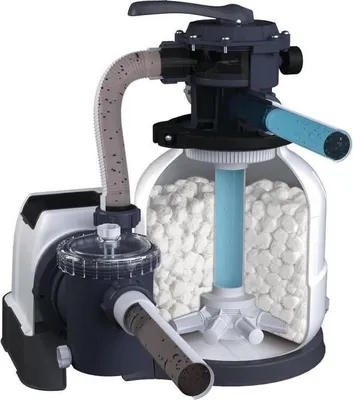 Immagine prodotto di Palline filtranti INTEX, finezza di filtrazione 3-5 micron, durata 3-5 anni, alternativa alla sabbia filtrante