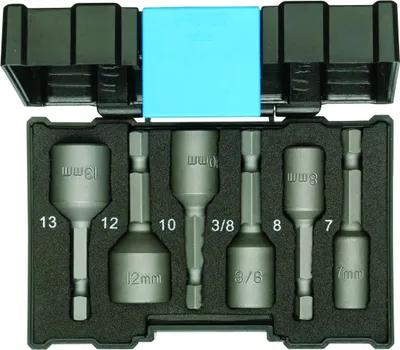 Produktbild von GEDORE 666-006 Bit-Box Steckschlüssel Maschinenaufnahme 6-teilig, 2993244