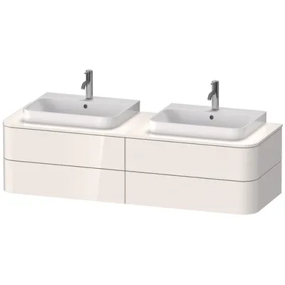 Produktbild von DURAVIT HP4974B2222 WTU HappyD2+ wandh.,408x1600x550mm