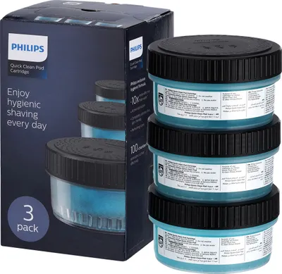 Produktbild von Philips Quick Clean Reinigungskartusche CC1350 3er-Pack hygienische Reinigung (19,99)