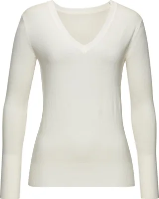Produktbild von VIVANCE V-Ausschnitt-Pullover creme Größe 36/38