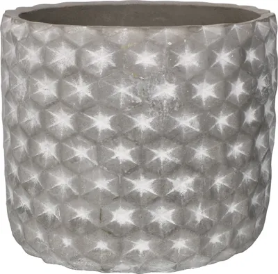 Image de KOTARBAU® Pot de fleurs Cache-pot 13x12 cm Etno Rouleau pour fleurs Plantes en béton décoratif