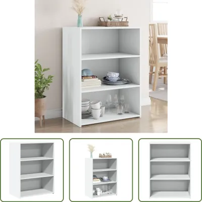 Produktbild von The Living Store Sideboard Weiß 70x41x93 cm Holzwerkstoff
