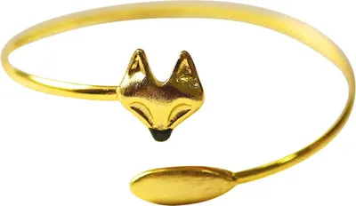 Produktbild von Kreative Frauen Kleine Fuchs Form Armreif Elegante Offene Einstellbare Armband Galvanik Einfache Armband Schmuck Geschenk
