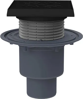 Obrázek produktu pro Hutterer & Lechner HL310NG Podlahový odtok. DN50/75/110 umyvadlo 150x150mm/137x137mm Litina, 1 ks.