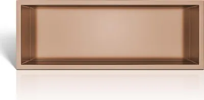 Produktbild von Balneo Wandnische WALL-BOX ONE Edelstahl Duschnische 60x20x10 cm kupfer