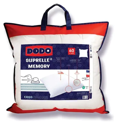 Produktbild von Ergonomisches Kopfkissen DODO mit Memory-Schaum - 1060g/m² - 60x60cm CERVEA