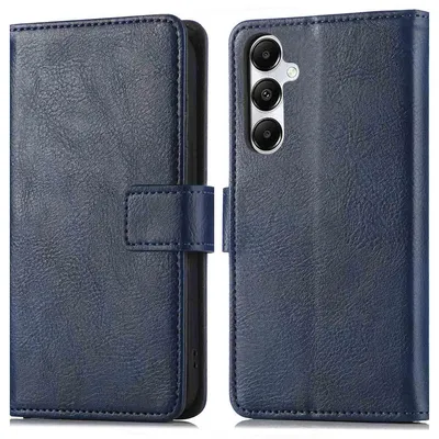 Imagen del producto de Funda Tipo Libro de Lujo para Samsung Galaxy A16 - Azul oscuro