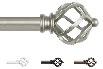 Image de Tringle à rideaux réglable de 19 mm pour différentes pièces