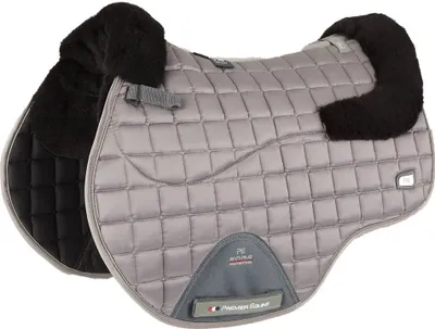 Produktbild von Premier Equine Atlantis Cc Satin Wool Jump Satteldecken Grau Full Grau Full
