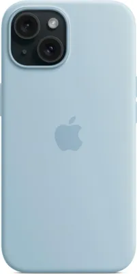 Produktbild von Silikon-Case MagSafe Apple iPhone 15 Plus - Light Blue