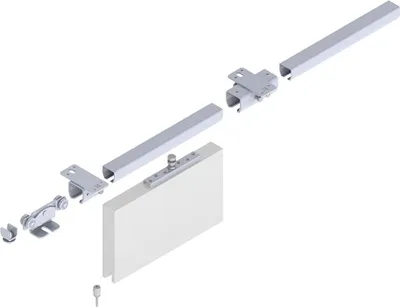 Obrázek produktu pro Sada posuvné brány SP300D101 pozinkovaná, modrá D.2000mm