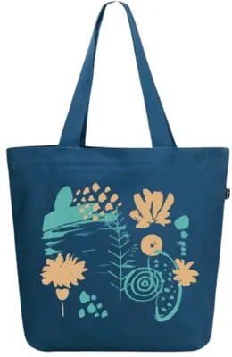 Produktbild von Große Einkaufstasche aus Canvas, Casual, mit Innenfach