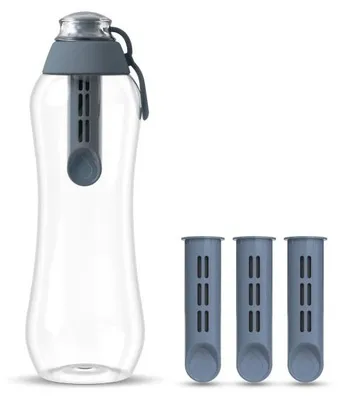 Zdjęcie produktu dla Dafi Butelka filtrująca SOFT 0,5 l stalowa z 4 filtrami