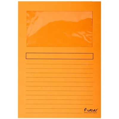 Image de Exacompta 55500E Forever Fenstermappe 130g A4 Orange 25er-Pack