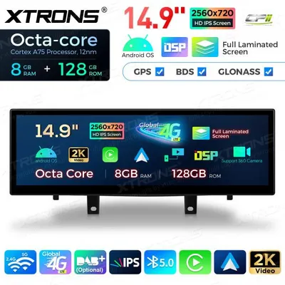 Produktbild von Xtrons 14,9 Zoll Android 14 Autoradio Multimedia Player BMW X5 X6 NBT 2K IPS
