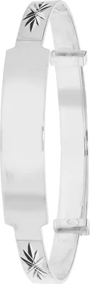 Produktbild von Modischer 925 Sterling Silber Baby - Erweiterbar Armreif - 4mm; TRS22045