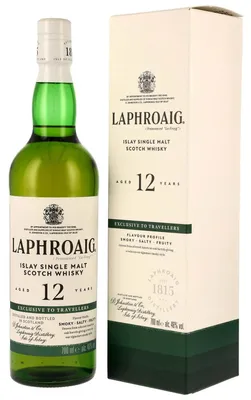 Produktbild von Laphroaig 12 Jahre - Exclusive to Travellers - Islay Single Malt Scotch Whisky