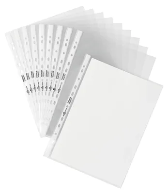 Zdjęcie produktu dla DURABLE Koszulka na dokumenty PREMIUM A4 krystaliczna PP woreczek 10 sztuk, Przezroczysty, 267819, 10 Szt.