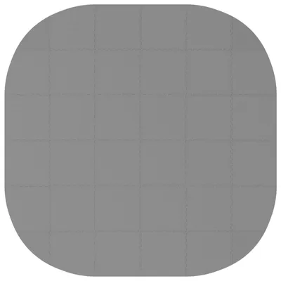 Immagine prodotto di vidaXL Tappetino protettivo per piscina, 36 pezzi, diametro 350 cm, rotondo, in schiuma EVA, colore grigio