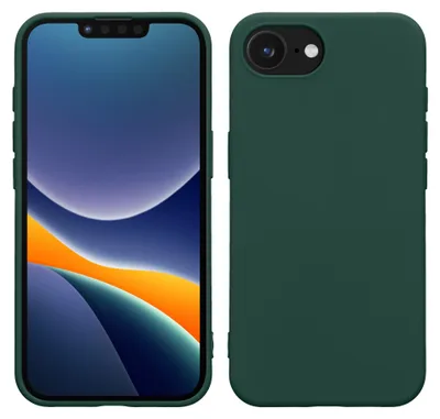 Produktbild von kwmobile Hülle kompatibel mit Apple iPhone 17e / iPhone 16e Hülle - gummierte TPU Silikon Handyhülle - Schutzhülle für kabelloses Laden - Case in