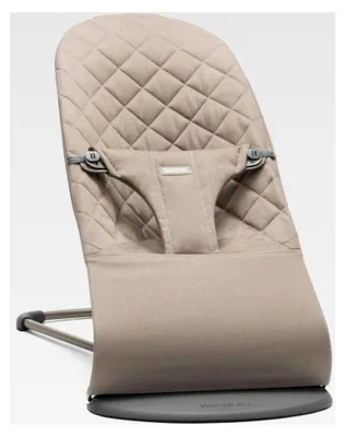 Produktbild von Babywippe Bliss, Gewebt, Klassische Steppung, Sandgrau