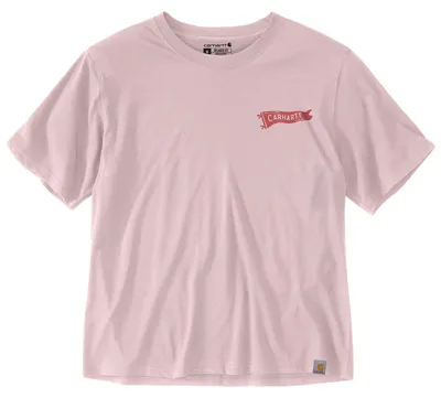 Produktbild von Carhartt Fiber Series Loose Pennant Flag Damen T-Shirt 107387, Farbe:New Rose, Größe:M
