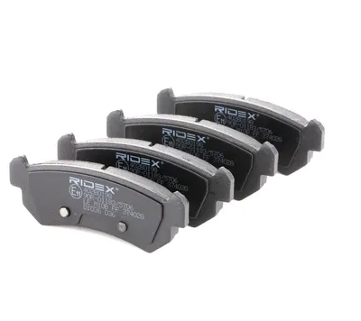 Produktbild von RIDEX 402B0198 Bremsbeläge Satz Hinten für CHEVROLET Aveo / Kalos Schrägheck (T250, T255) KALOS NUBIRA Kombi LACETTI (J200) NUBIRA Stufenheck
