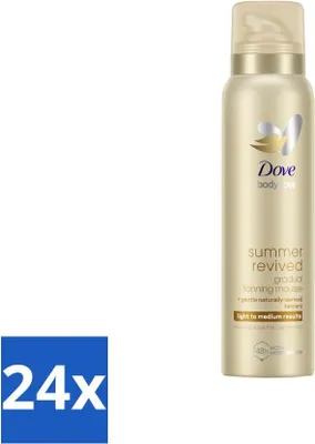 Produktbild von Dove Body Love Selbstbräunungsmousse - Summer Revived - Leicht-Mittel - 150 ml - Vorteilspack - 24 Stücke