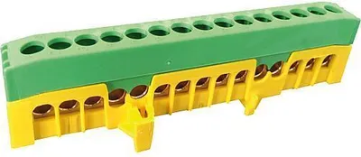 Produktbild von Sammelklemme PE15-F2 grün-gelb 2020273