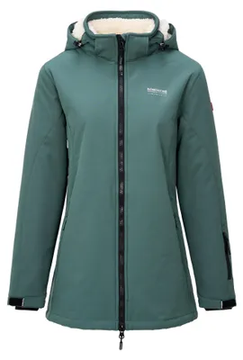 Immagine prodotto di Giacca softshell Nordberg Teddy Sherpa, colore verde chiaro, taglia XL