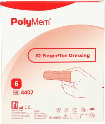 Zdjęcie produktu dla Polymem opatrunek na palec rozmiar 2 6 szt