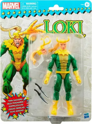 Produktbild von Hasbro Marvel Legends Retro Collection Actionfigur 2022 Loki 15 cm HASF5883