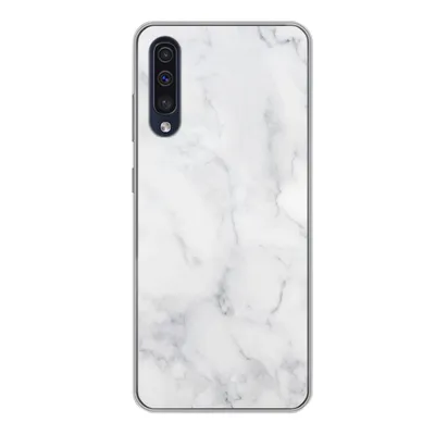 Produktbild von MuchoWow® Handyhülle Schutzhülle Hülle für Samsung Galaxy A50 Marmor - Weiß - Grau - Luxus - Marmoroptik - Stein Silikon Softcase Handy Hülle - Mobiltelefonhülle